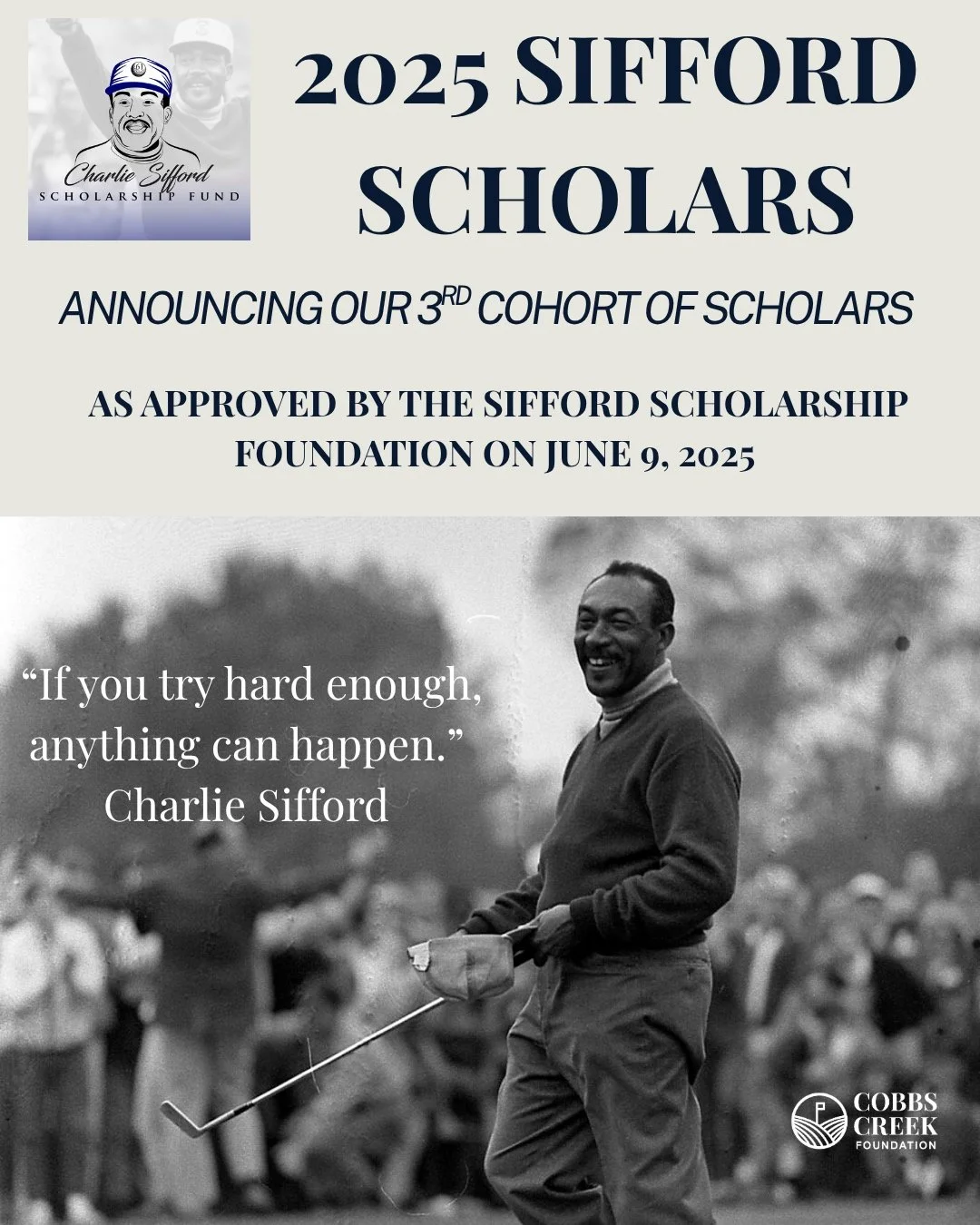 The Dr. Charles L. Sifford Scholarship Fund Awards Scholarships to&nbsp; Twelve Students attending Prestigious HBCU’s&nbsp;&nbsp;