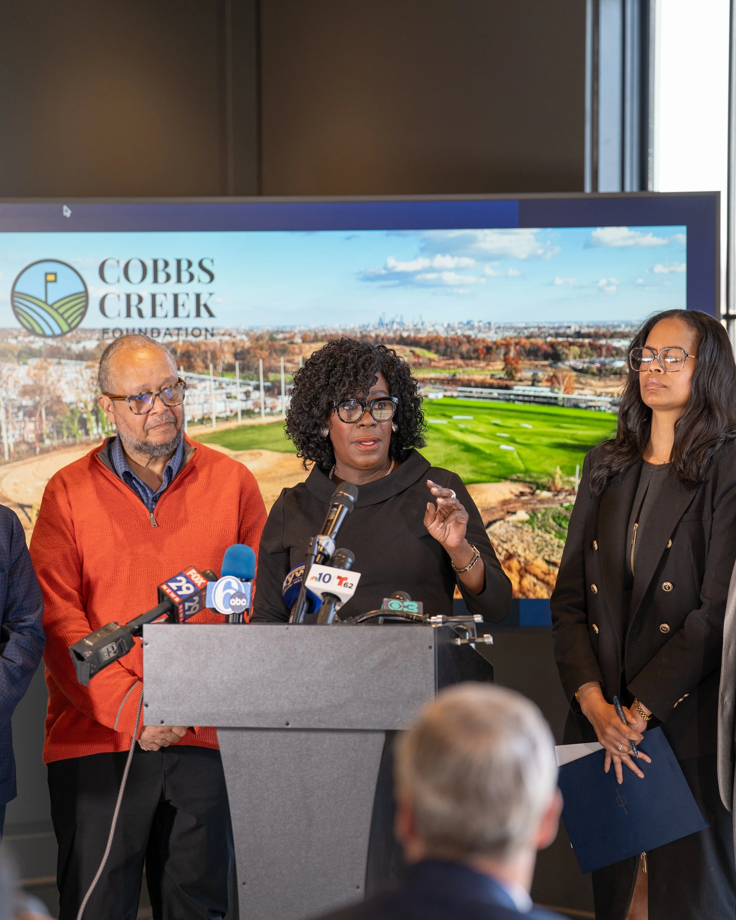 Mayor Cherelle Parker Announces $9.1 million Investment in CobbsCreek Foundation’s Creek Restoration and Flood Mitigation