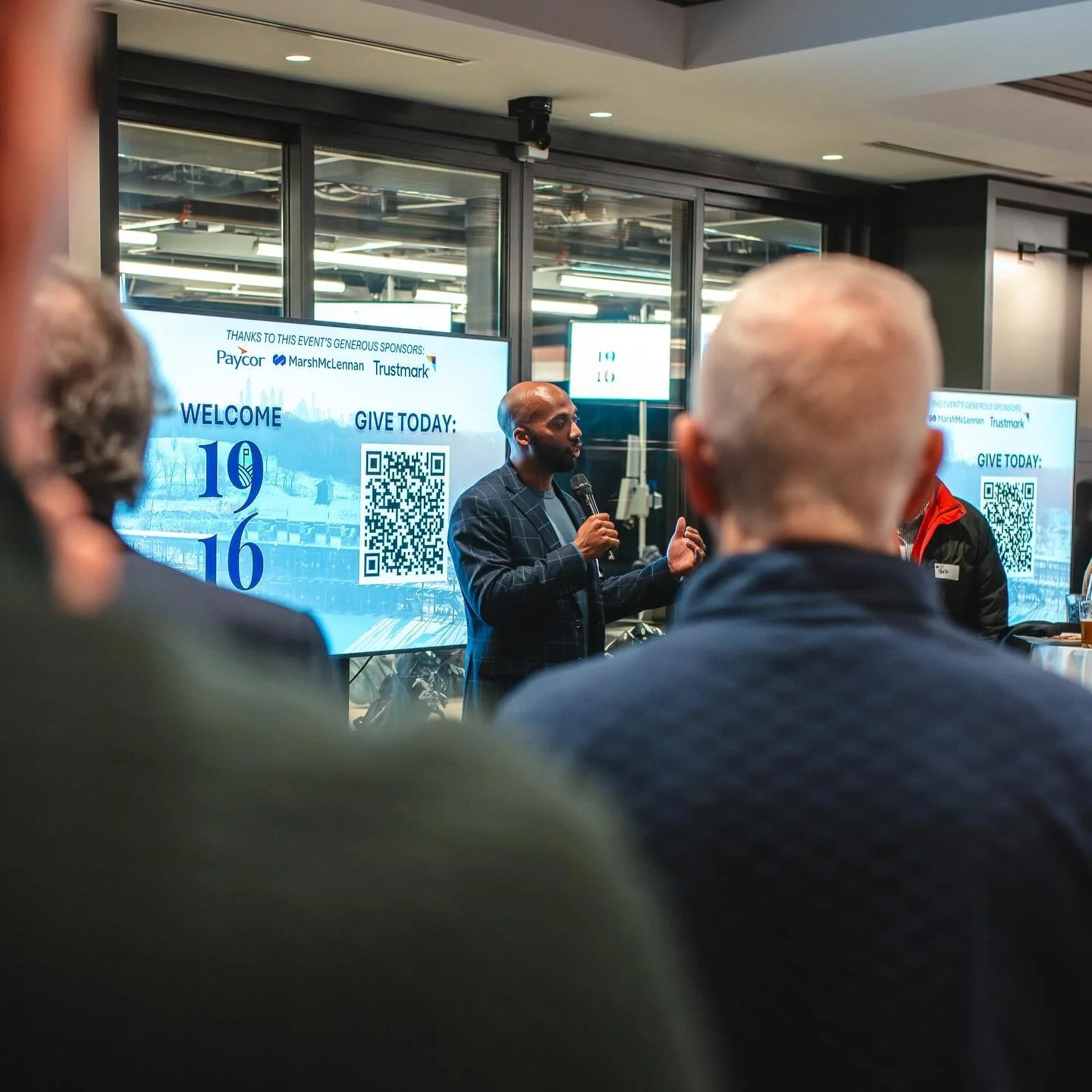 Last Thursday, we celebrated the official kick off of the 1916 Club with an open house hosted in the Lincoln Financial Center, sponsored generously by MarshMcLennan, Paycor, and Trustmark. After doubling our event size due to demand, we welcomed over