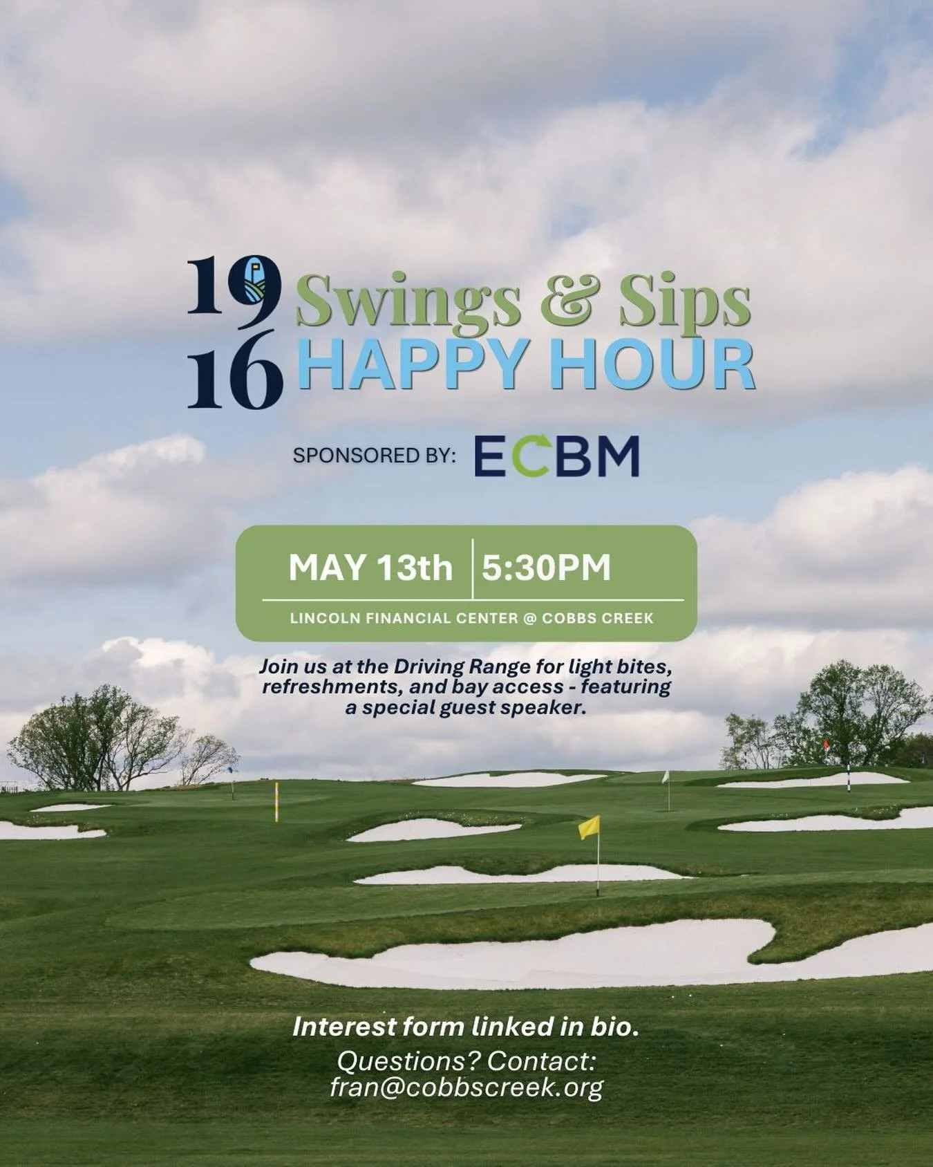 Eager to get involved with the Cobbs Creek project? Interested in meeting other members of the Cobbs community? Our next 1916 Club member event is May 13th, and we&rsquo;d love to have you join us.
 
Learn more about how to become a member by filling