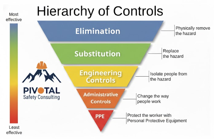 upside down triangle with words in each layer