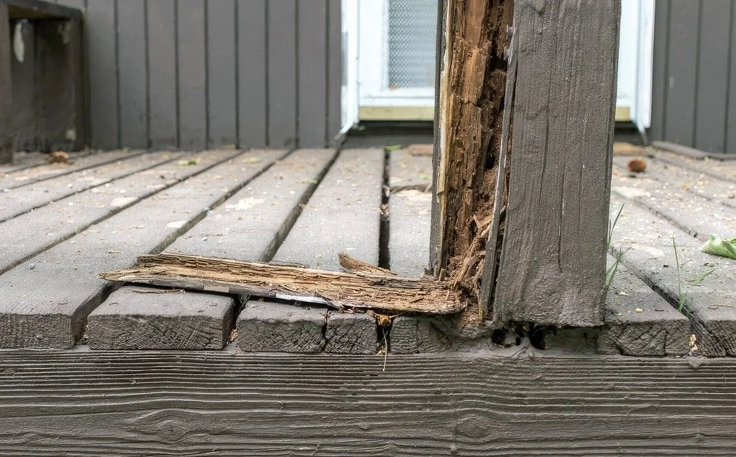 Vi utbedrer råteskader og gjenoppretter konstruksjonens styrke og levetid med fagmessig utført arbeid.