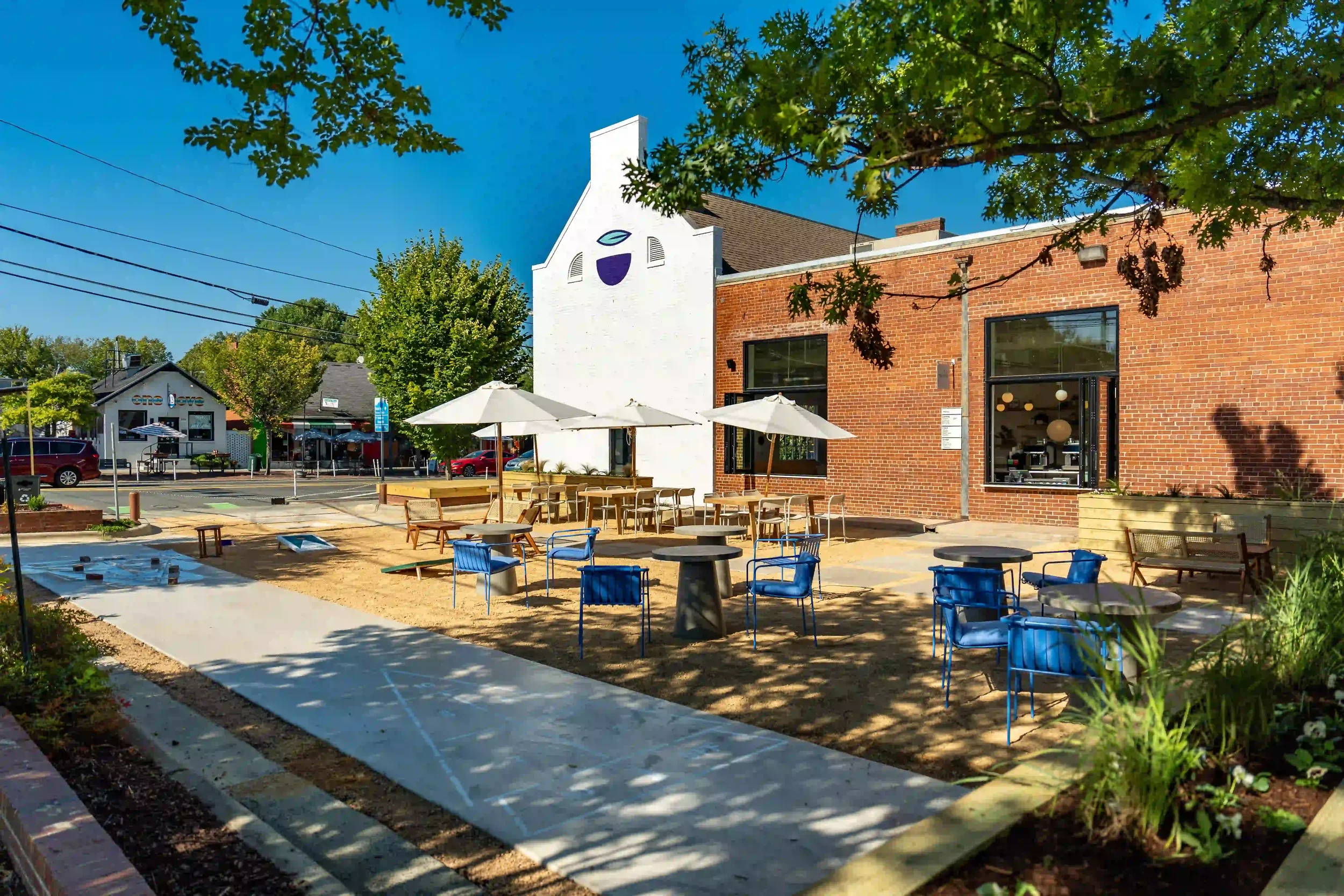 Outside view of The Patio seating