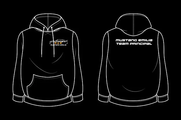 Felpa con Cappuccio Mustang Emilia