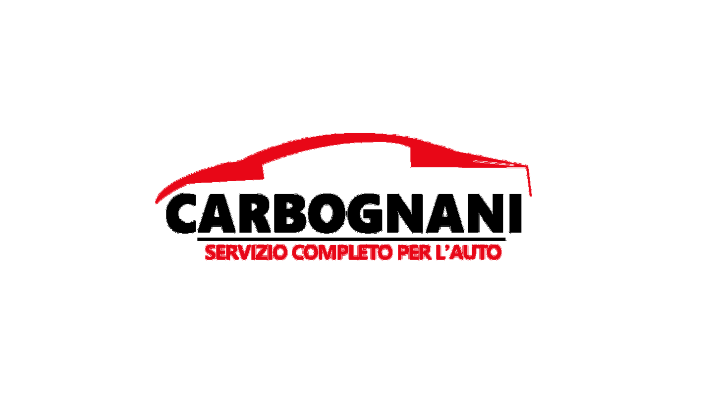 Logo di Carro Giacomo con una forma di automobile stilizzata rossa sopra il testo 'CARRO GIACOMO' e la scritta 'SERVIZIO COMPLETO PER L'AUTO' in rosso sotto