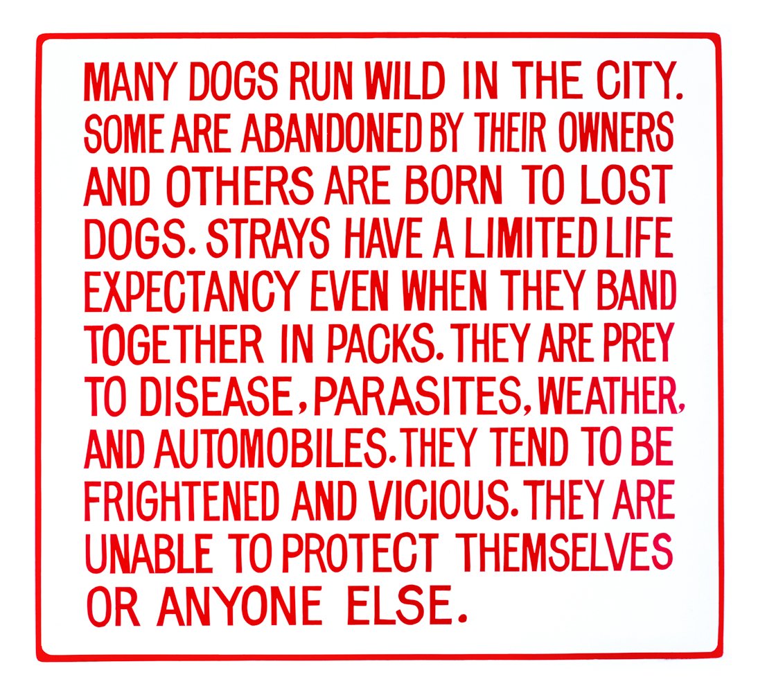 Text: Living, 1980–82