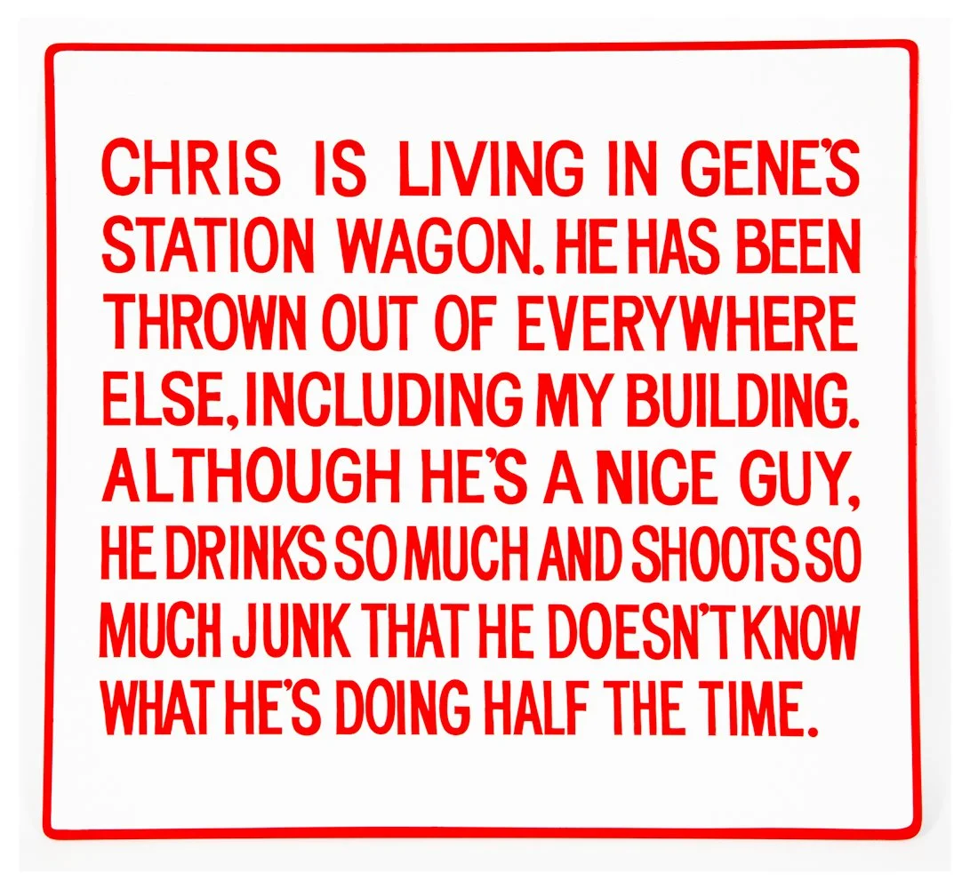 Text: Living, 1980–82