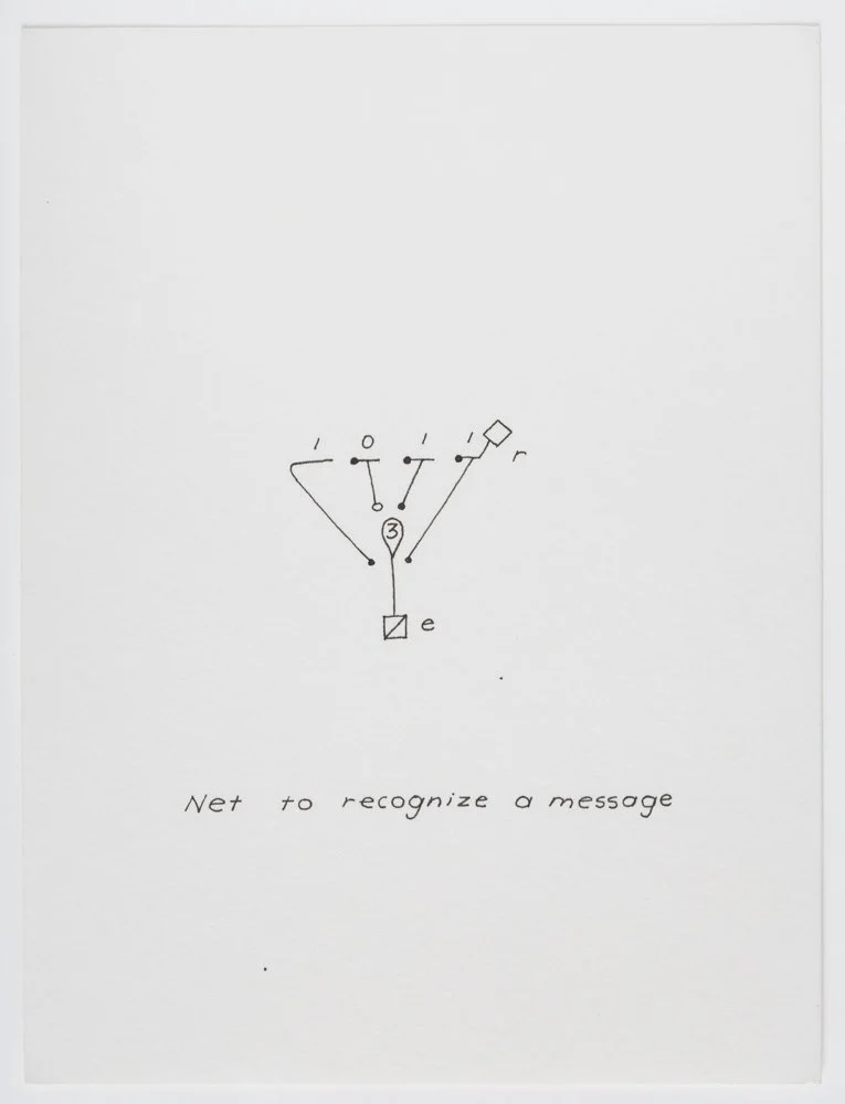 Ink on paper
6 x 4.5 in. / 15.2 x 11.4 cm, each sheet
Photo: Art Evans