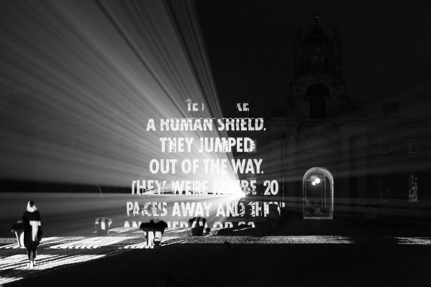 Site: Blenheim Palace, Woodstock, England
September 27–October 10, 2017
Text: Interviews with current and former members of the British military, ©
2017 by the Not Forgotten Association. Used with permission of the Not
Forgotten Association.
Photo: S