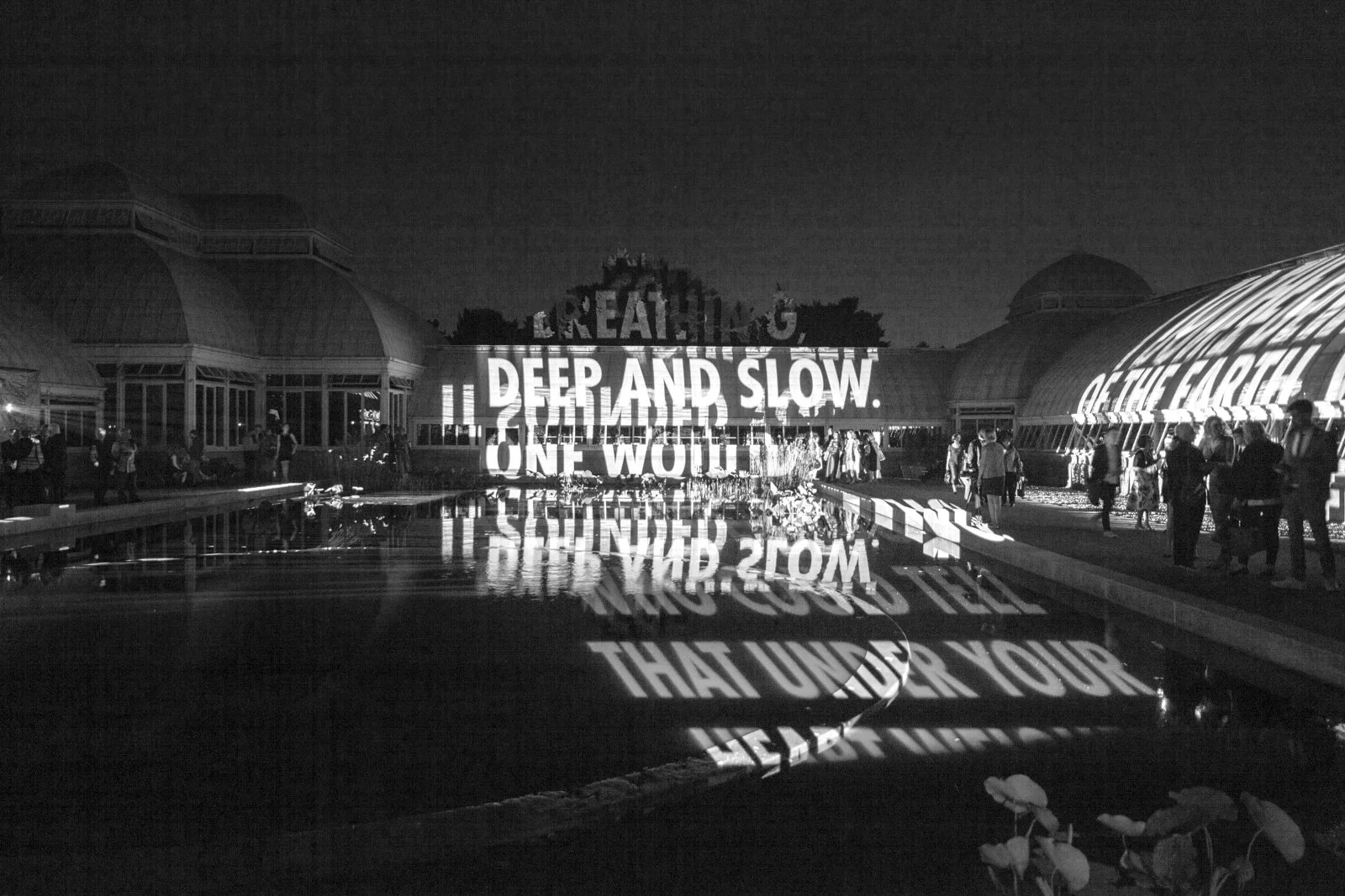 Site: New York Botanical Garden, New York
June 9–13, 2015
Text: “Bellas Artes” by Kyra Galván, translation by Zoe Anglesey, from Mouth to Mouth, ed. Forrest Gander, © 1993 by Kyra Galván and Zoe Anglesey. Published by Milkweed Editions. Used with per