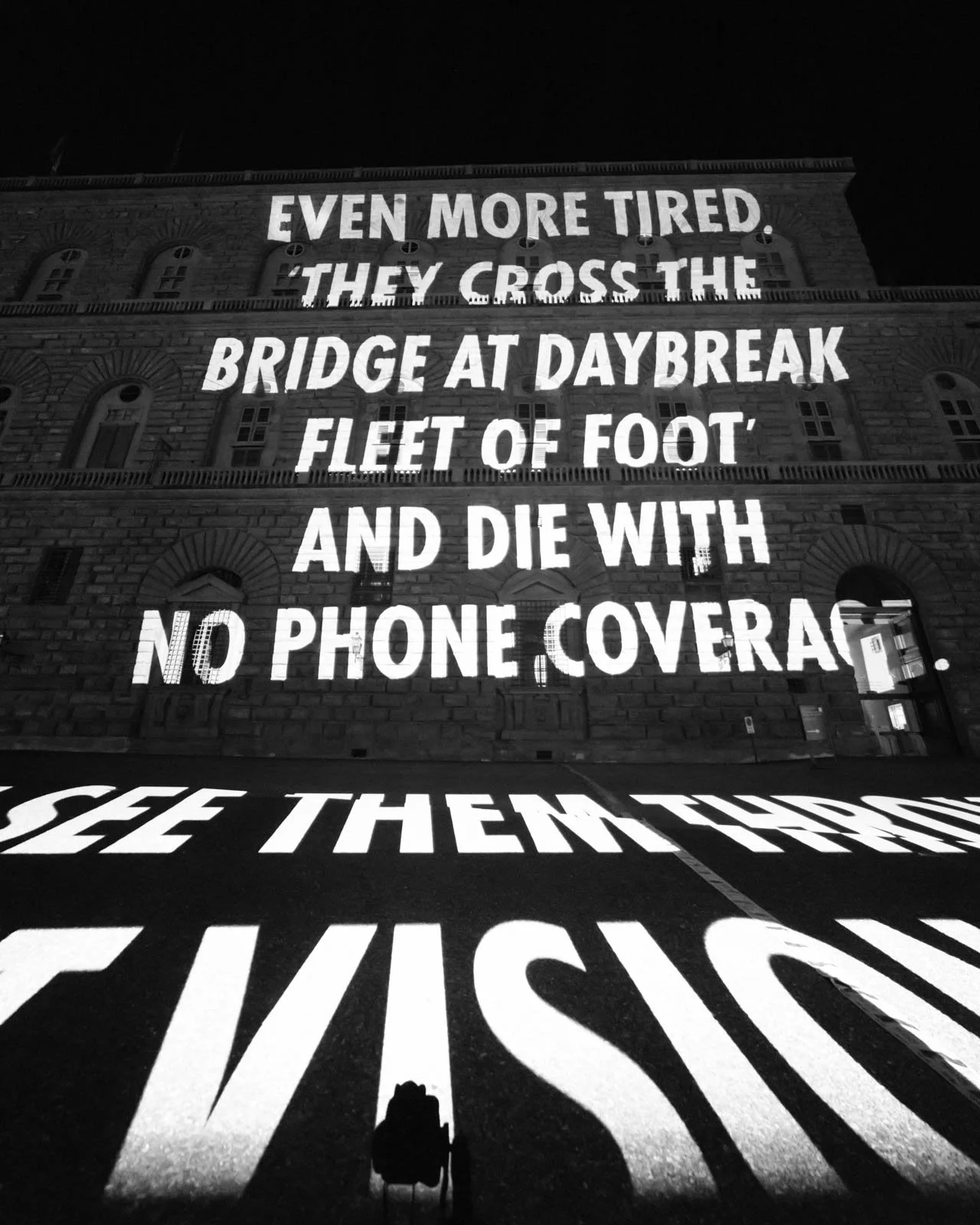 Site: Pitti Palace, Florence, Italy
June 15, 2017
Text: “Massacre” from ADRENALIN by Ghayath Almadhoun, © 2017 by the
author. English translation by Catherine Cobham, © 2017. Used with
permission of the author and translator.