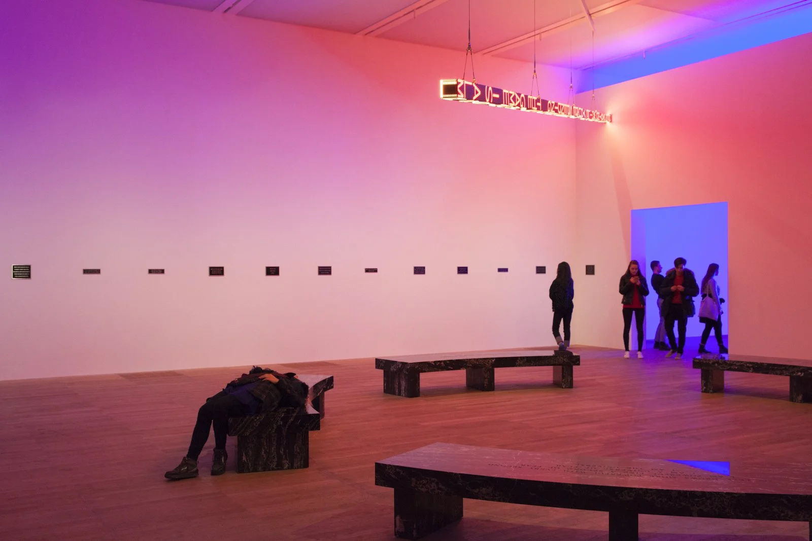 Exhibition view: ARTIST ROOMS: Jenny Holzer, Tate Modern, London, 2018
July 23, 2018–July 31, 2019
Photo: Lee Pretious