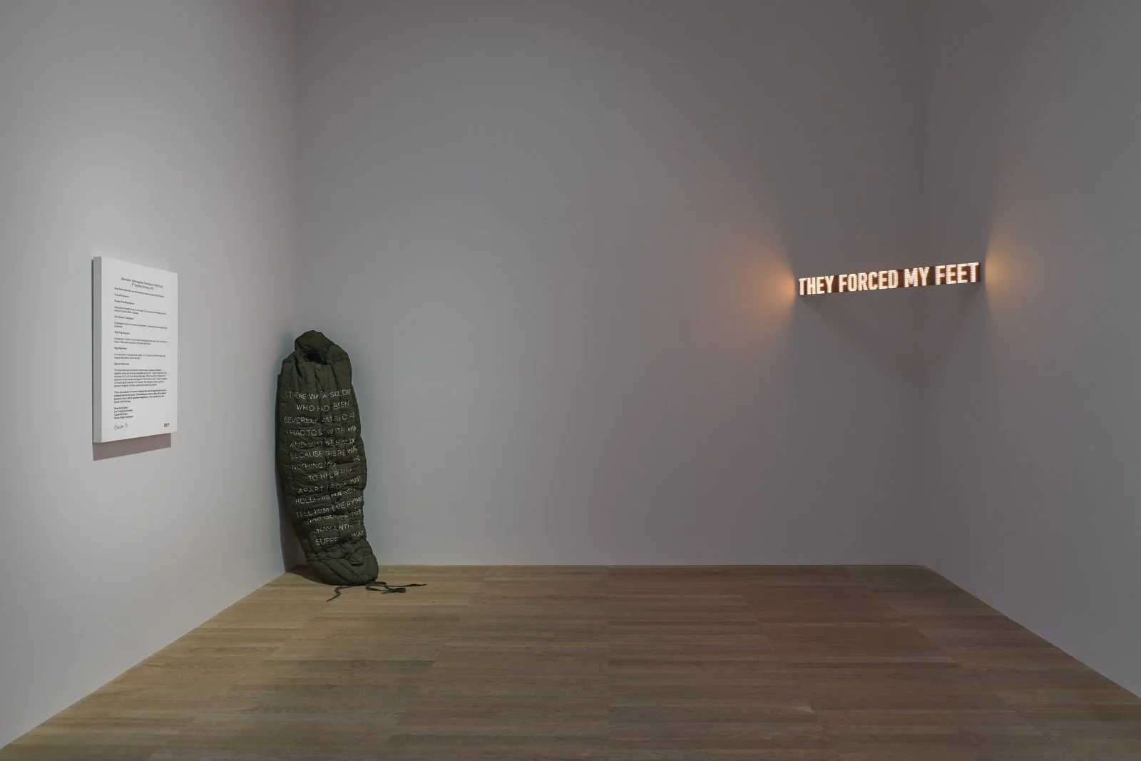 Exhibition view: ARTIST ROOMS: Jenny Holzer, Tate Modern, London, 2018
July 23, 2018–July 31, 2019
Photo: Jack Hems