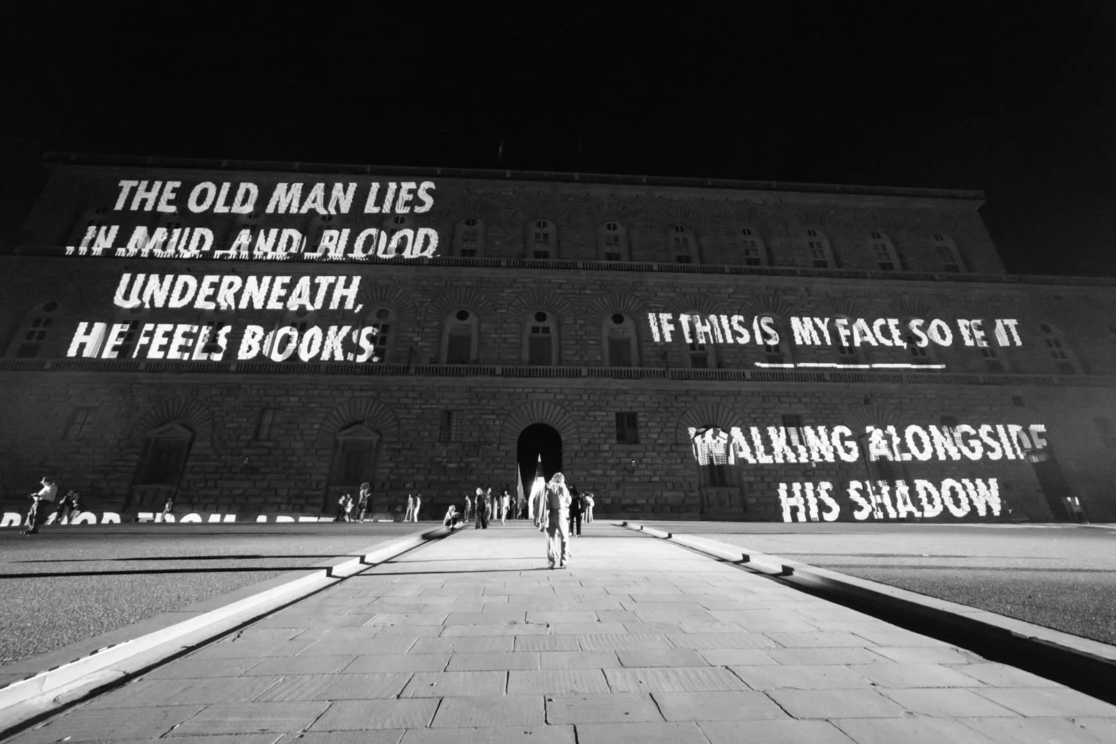 Site: Pitti Palace, Florence, Italy
June 15, 2017
Text: “He Got Lucky” from Building the Barricade by Anna Świrszczyńska,
English translation by Piotr Florczyk, © 2016 by the translator. Used with
permission of Ludmiła Adamska-Orłowska and the transl