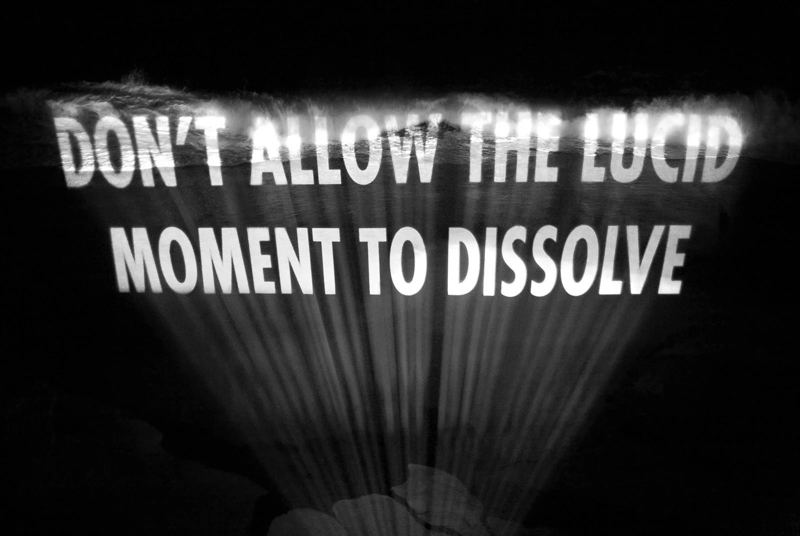 Site: Wipeout Beach, La Jolla, California, USA
January 20, 2007
Text: “Don’t Allow the Lucid Moment to Dissolve” from Without End: New and Selected Poems by Adam Zagajewski, copyright © 2002 by the author. English translation by Renata Gorczynski, Be