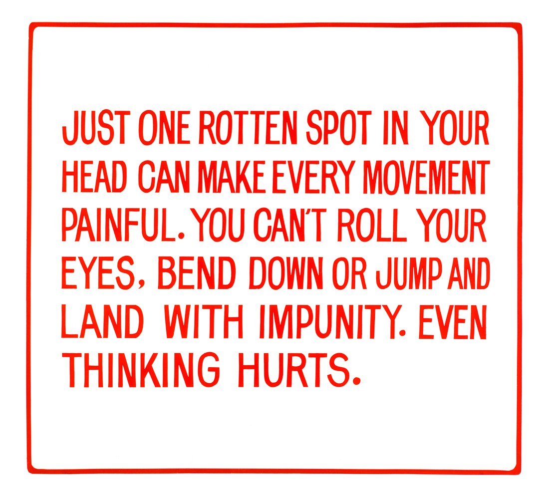 Text: Living, 1980–82