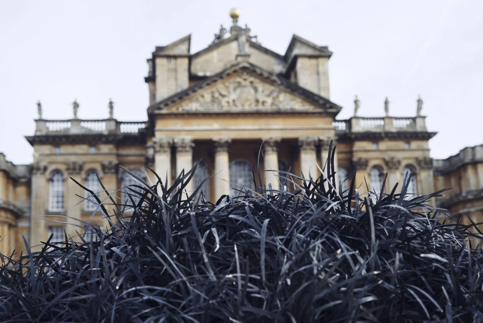 Black Pots, 2017 (detail)
Installation: SOFTER: Jenny Holzer at Blenheim Palace, Blenheim Palace, Woodstock, England, 2017
September 29–December 31, 2017
Photo: Edd Horder