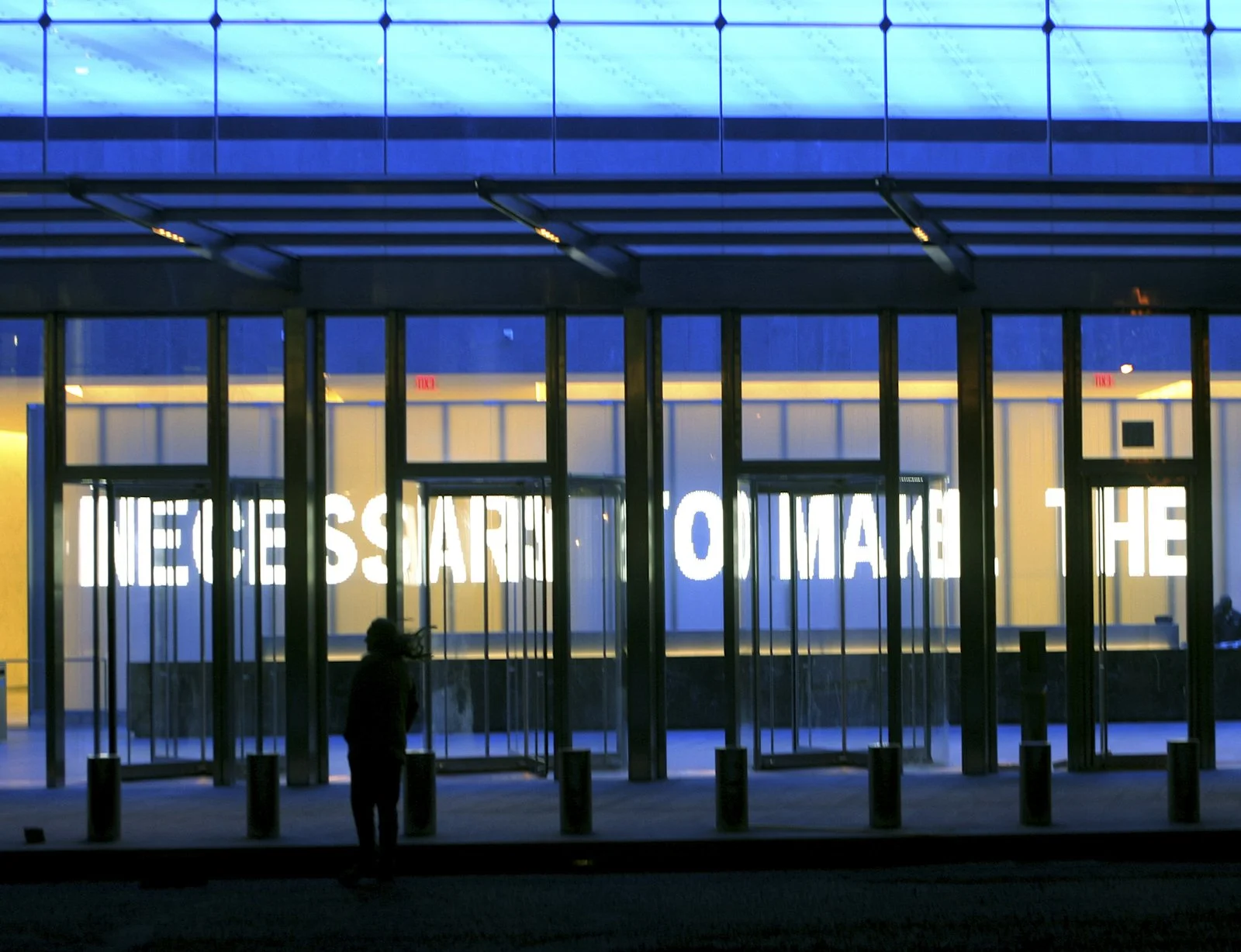 Site: 7 World Trade Center, New York
March 6, 2006–
Text: “The Fairy Catastrophe” from When the Cathedrals Were White by Le Corbusier, 1936, © 2005 by Fondation Le Corbusier. Used with permission of Fondation Le Corbusier.
Photo: Thomas Miller