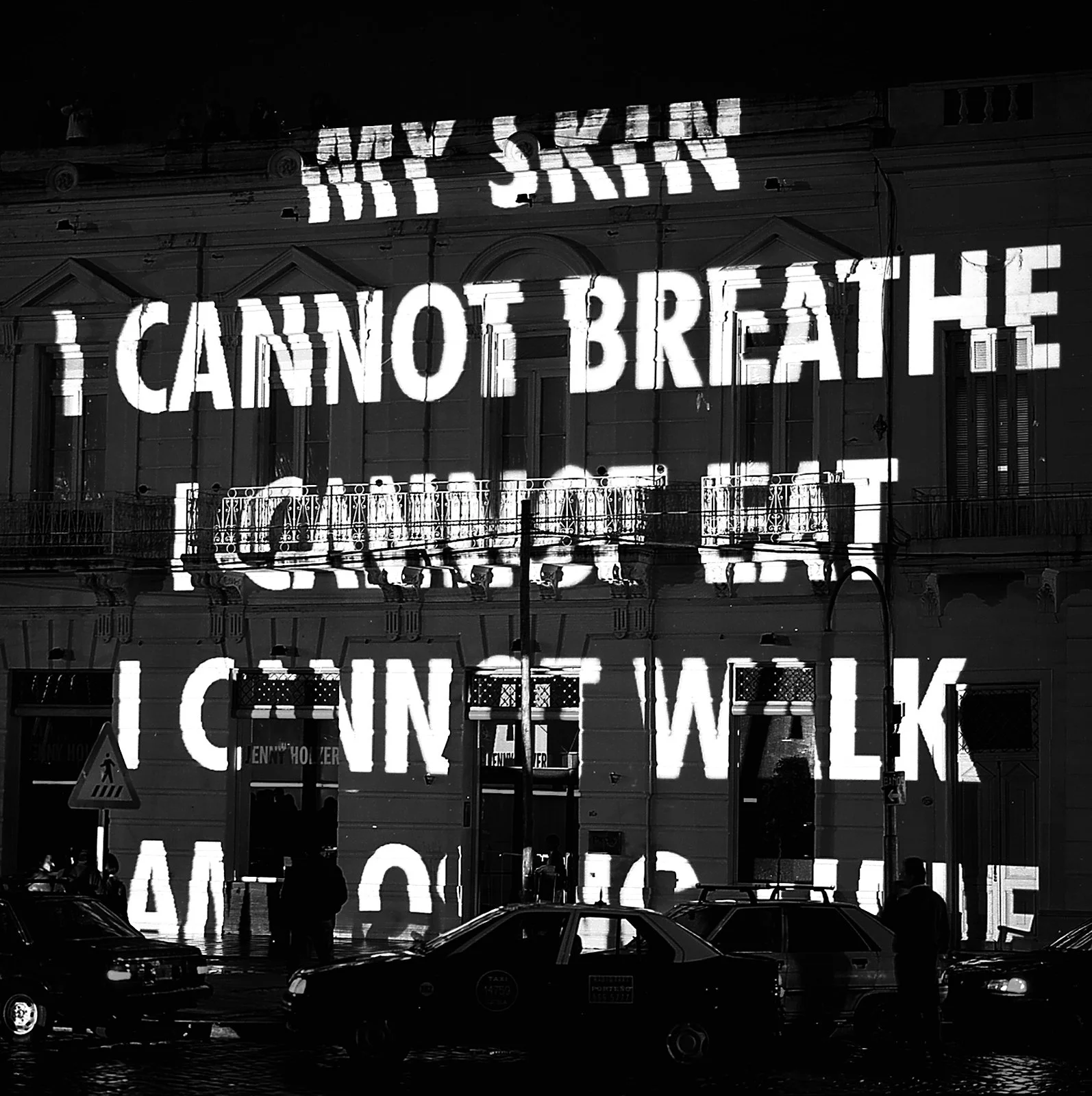 Site: Proa Foundation, Buenos Aires, Argentina
May 3, 2000
Text: Arno, 1996
Projection: Skypictures; Aubert Lee
Photo: Gabriel Liporace