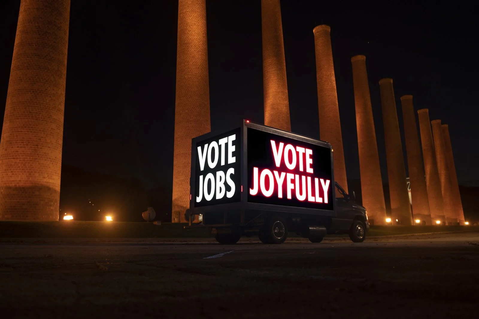 YOU VOTE
© 2020 Jenny Holzer, ARS
Photo: Justin Merriman