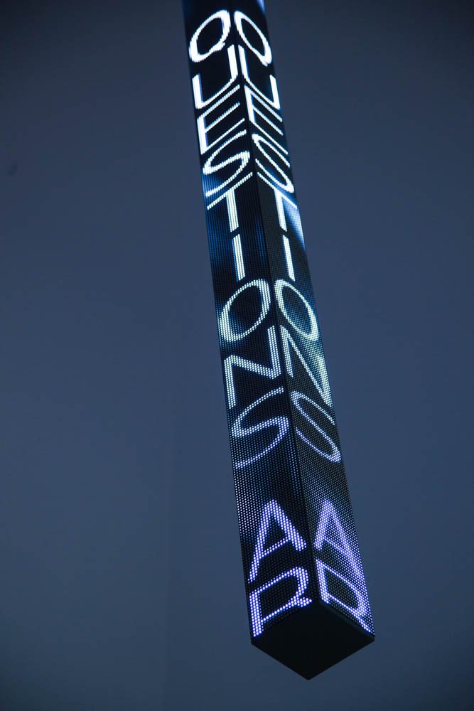 Site: Cheim & Read, New York
September 11–October 25, 2014
Text: U.S. government documents
Photo: Jake Forney