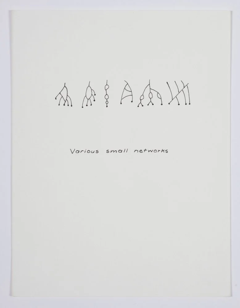 Ink on paper
6 x 4.5 in. / 15.2 x 11.4 cm, each sheet
Photo: Art Evans