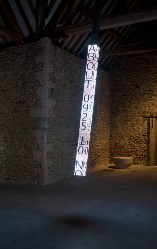 Site: Hauser & Wirth Somerset, Bruton, England
July 12–November 1, 2015
Text: U.S. government documents
Photo: Ken Adlard