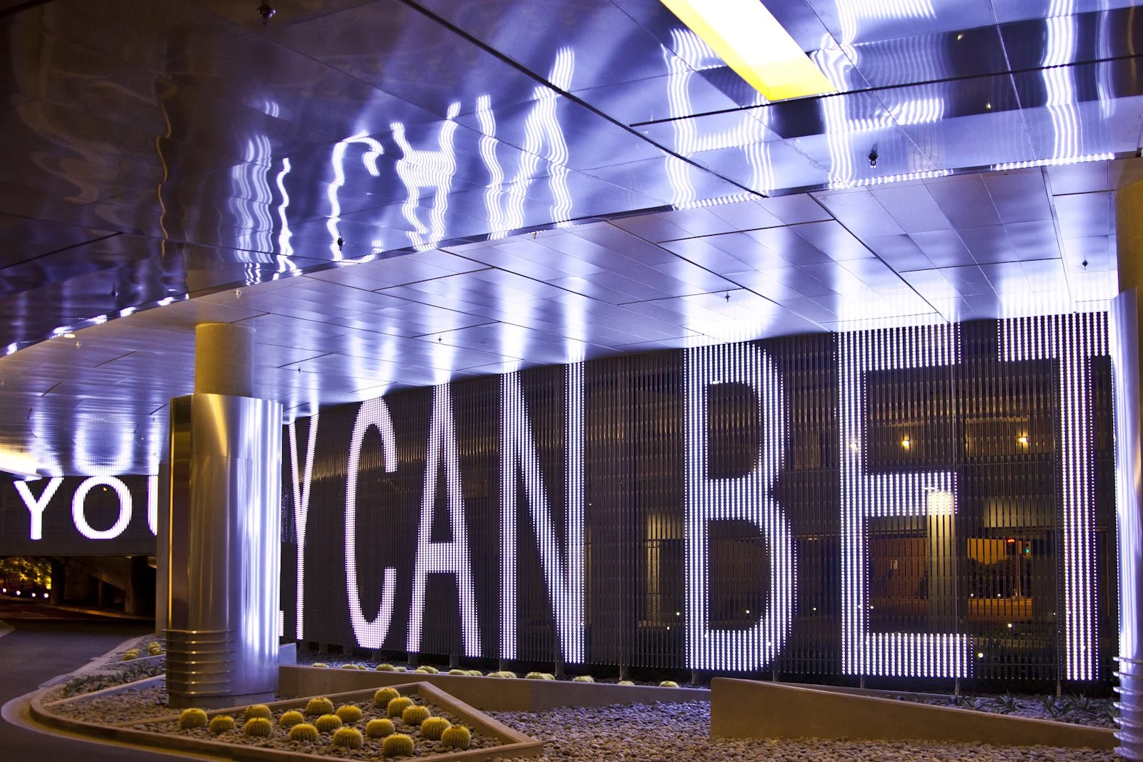 Site: MGM CityCenter, Las Vegas, Nevada, USA
December 16, 2009–
Text: Truisms, 1977–79
Photo: Collin LaFleche