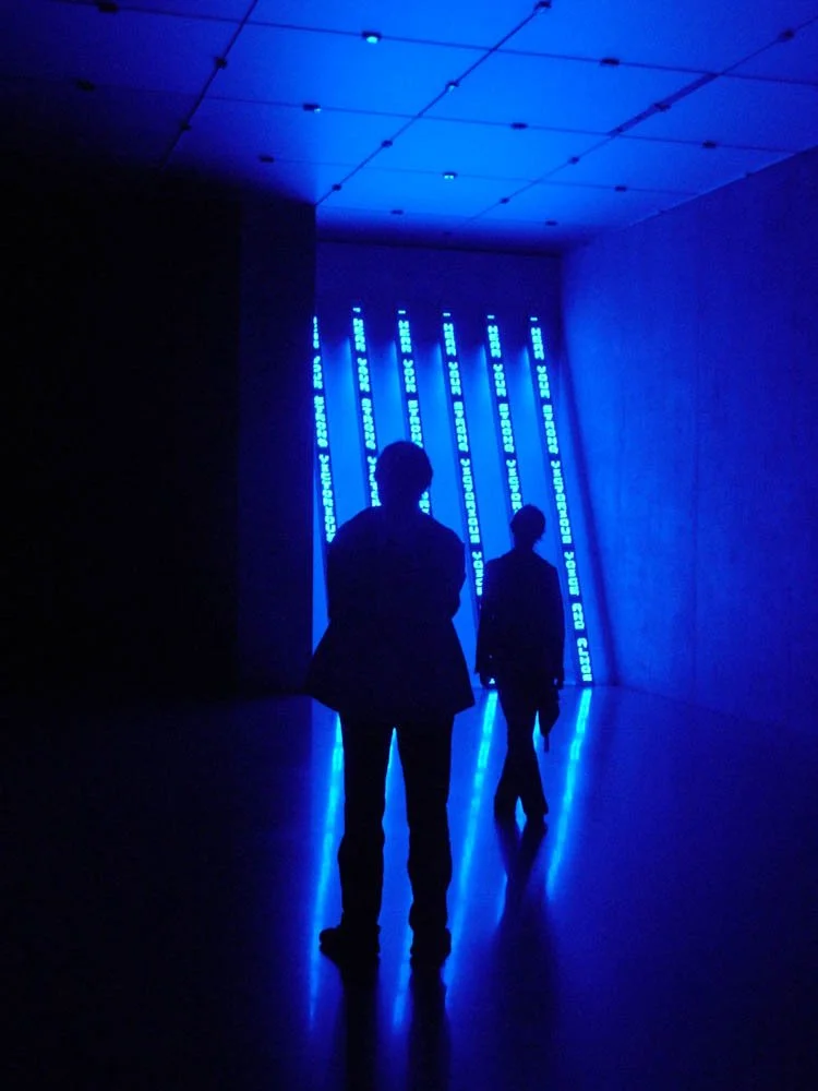 Site: Kunsthaus Bregenz, Bregenz, Austria
June 12–September 5, 2004
Text: “To the Forty-third President” from Blackbird and Wolf by Henri Cole, © 2007 by the author. Used with permission from Farrar, Straus and Giroux, LLC.
Photo: Merrick Ketcham