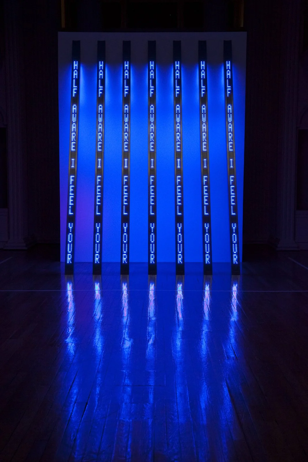 Site: Talbot Rice Gallery, Edinburgh, Scotland
March 27–May 15, 2010
Text: Blue, 1998
Photo: Collin LaFleche