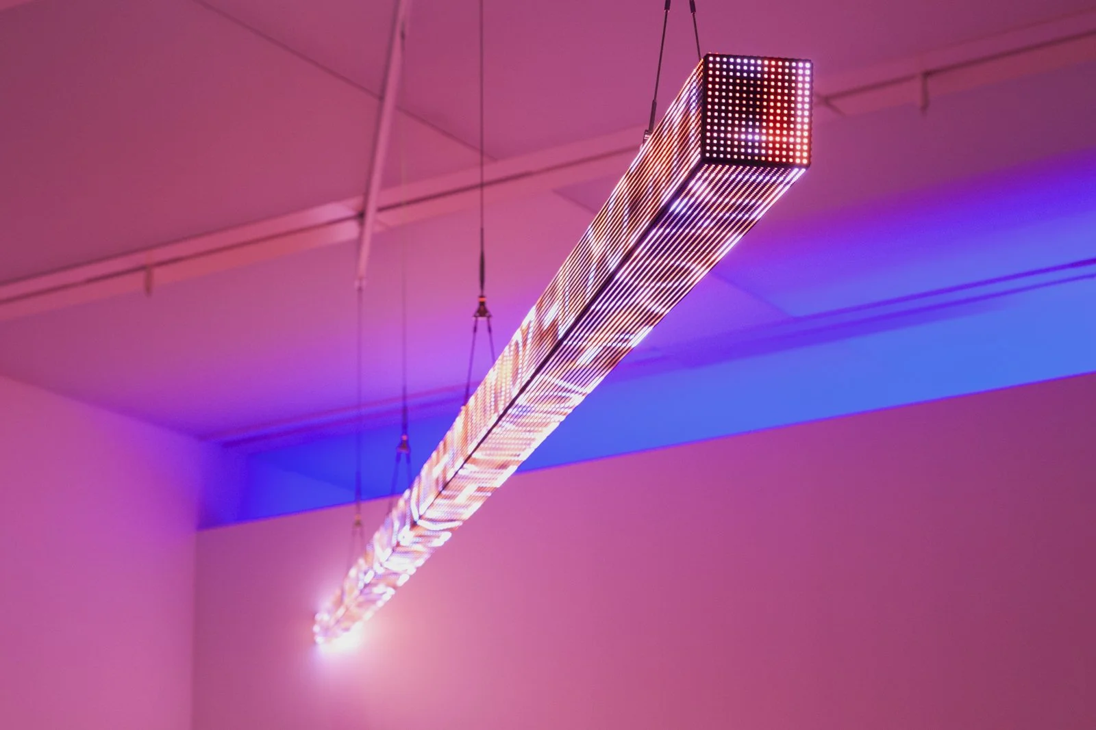 FLOOR, 2015
Installation: ARTIST ROOMS: Jenny Holzer, Tate Modern, London, 2018
July 23, 2018–July 31, 2019
Text: Truisms, 1977–79; Inflammatory Essays, 1979–82; Living, 1980–82; Survival, 1983–85; Under a Rock, 1986; Laments, 1989; Mother and Child,