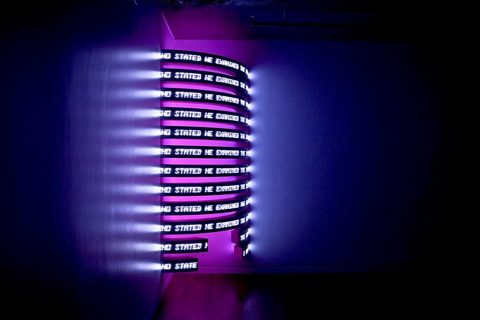 Site: DHC/ART Foundation for Contemporary Art, Montreal
June 30–November 14, 2010
Text: U.S. government documents
Photo: Richard-Max Tremblay
