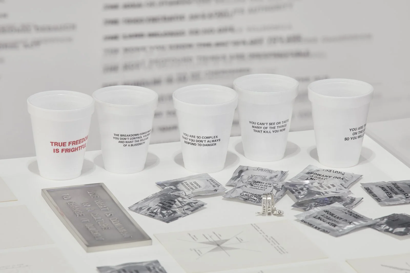 Exhibition view: ARTIST ROOMS: Jenny Holzer, Tate Modern, London, 2018
July 23, 2018–July 31, 2019
Photo: Jack Hems