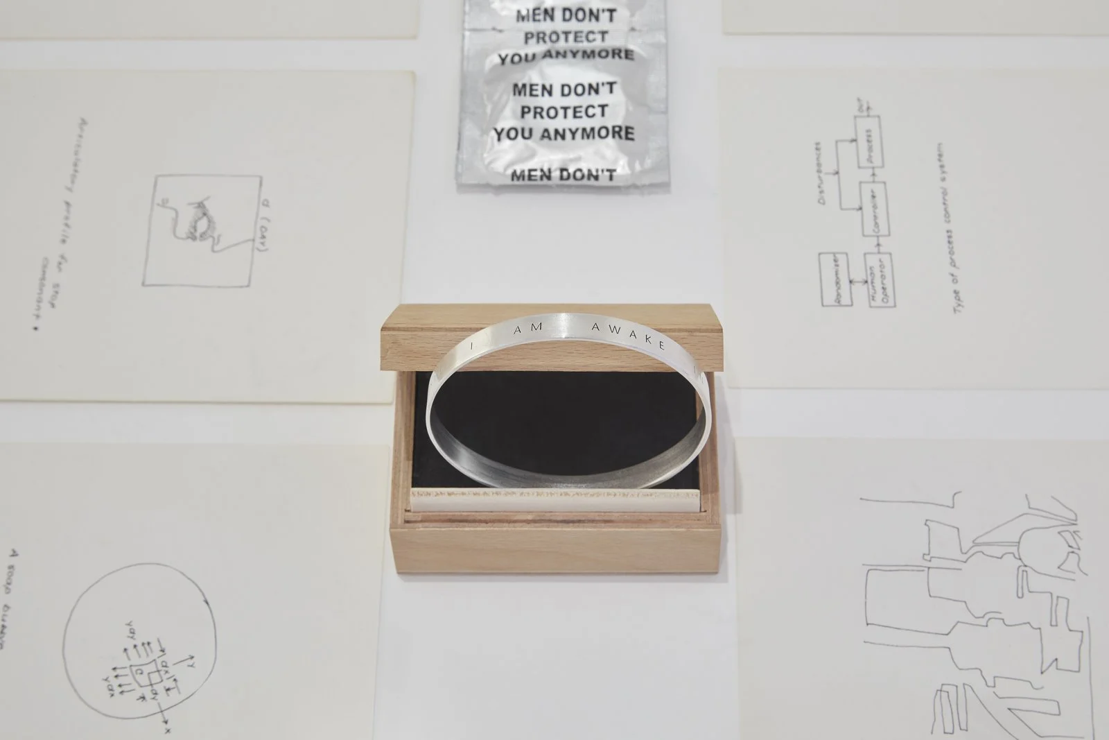 Untitled (vitrine installation for Tate ARTIST ROOMS), 2018 (detail); Diagrams, 1976 (detail)
Installation: ARTIST ROOMS: Jenny Holzer, Tate Modern, London, 2018
July 23, 2018–July 31, 2019
Photo: Jack Hems