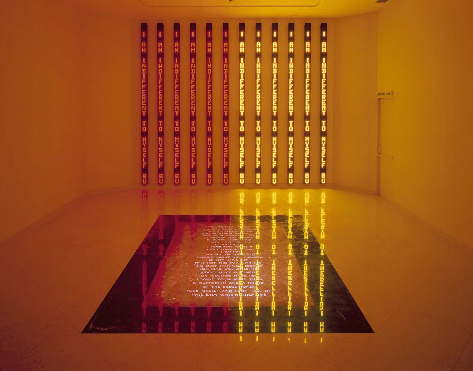 Site: United States Pavilion, Giardini della Biennale, Venice
May 27–September 30, 1990
Text: Mother and Child, 1990
Photo: Salvatore Licitra