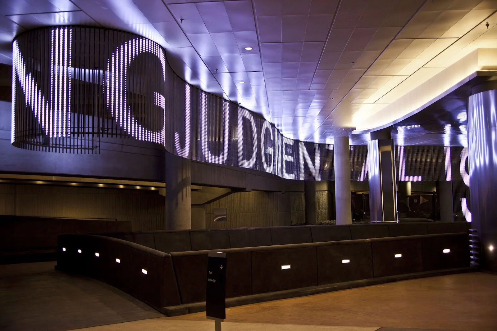 Site: MGM CityCenter, Las Vegas, Nevada, USA
December 16, 2009–
Text: Truisms, 1977–79
Photo: Collin LaFleche