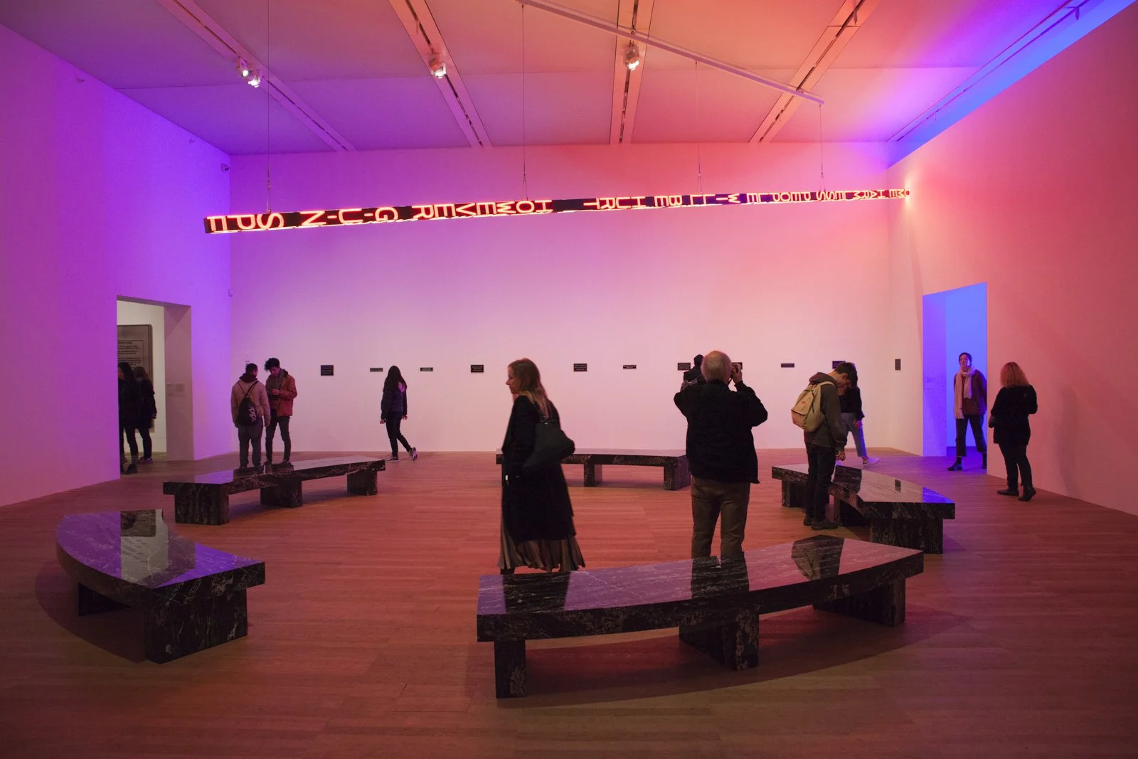 Exhibition view: ARTIST ROOMS: Jenny Holzer, Tate Modern, London, 2018
July 23, 2018–July 31, 2019
Photo: Lee Pretious