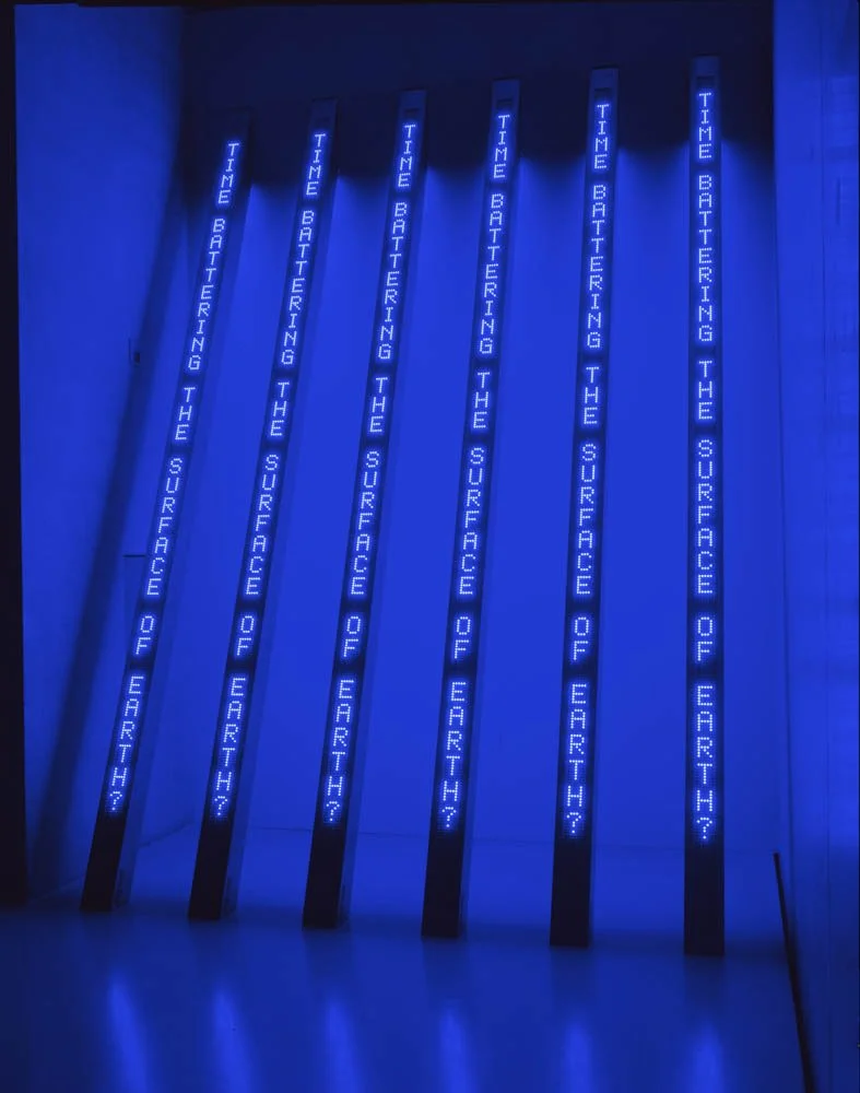 Site: Kunsthaus Bregenz, Bregenz, Austria
June 12–September 5, 2004
Text: “To the Forty-third President” from Blackbird and Wolf by Henri Cole, © 2007 by the author. Used with permission from Farrar, Straus and Giroux, LLC.
Photo: Attilio Maranzano