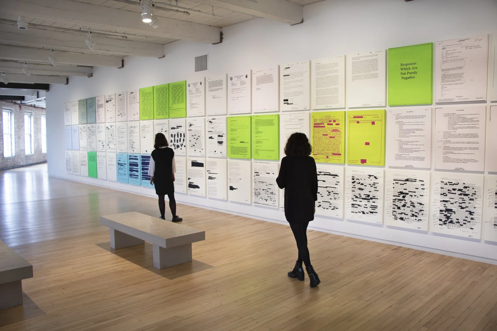 Exhibition View: Jenny Holzer, Massachusetts Museum of Contemporary Art, North Adams, Massachusetts, USA, 2017
May 28, 2017–May 1, 2025
Photo: Jonathan Verney