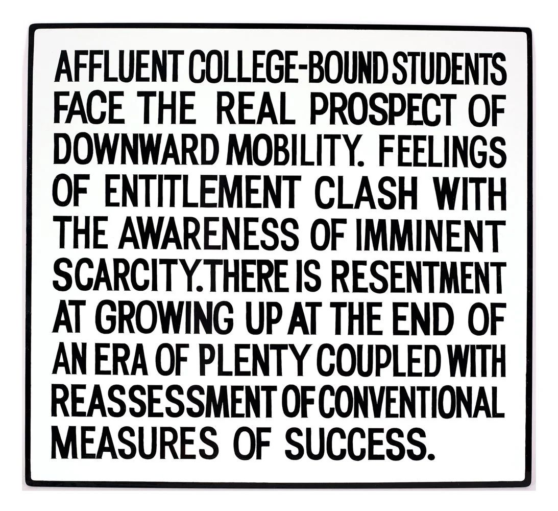 Text: Living, 1980–82
