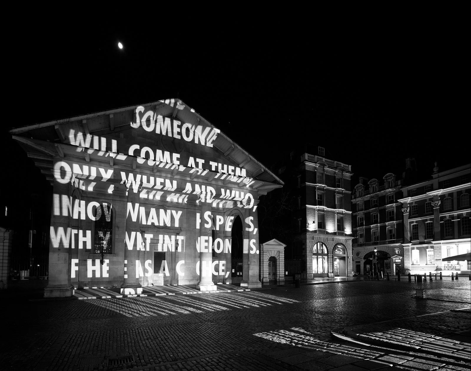 Site: St. Paul’s Church, London
April 8, 2006
Text: “Some People” from Poems New and Collected: 1957–1997 by Wisława Szymborska. English translation by Stanisław Barańczak and Clare Cavanagh, copyright © 1998 by Harcourt, Inc. Used/reprinted with per