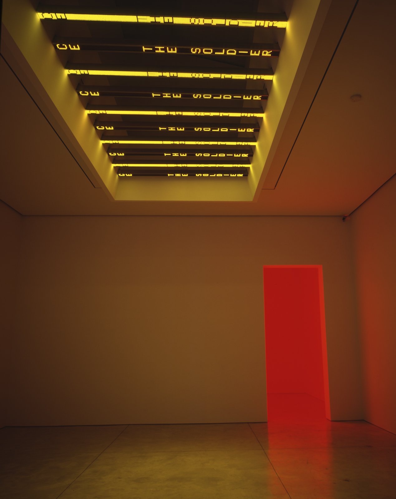Site: Cheim & Read, New York
October 16–November 17, 2001
Text: Erlauf, 1995
Photo: Quesada/Burke, NY
