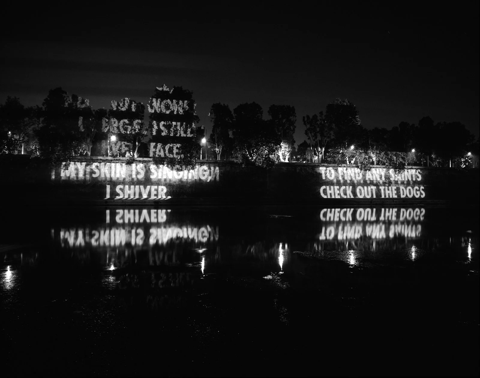 Site: Piazza Tevere, Rome, Italy
May 22, 2007
Text: “Happiness” from Talking to My Body by Anna Swir. English translation by Czesław Miłosz and Leonard Nathan, copyright © 1996 by Czesław Miłosz and Leonard Nathan. Used/reprinted with permission of C