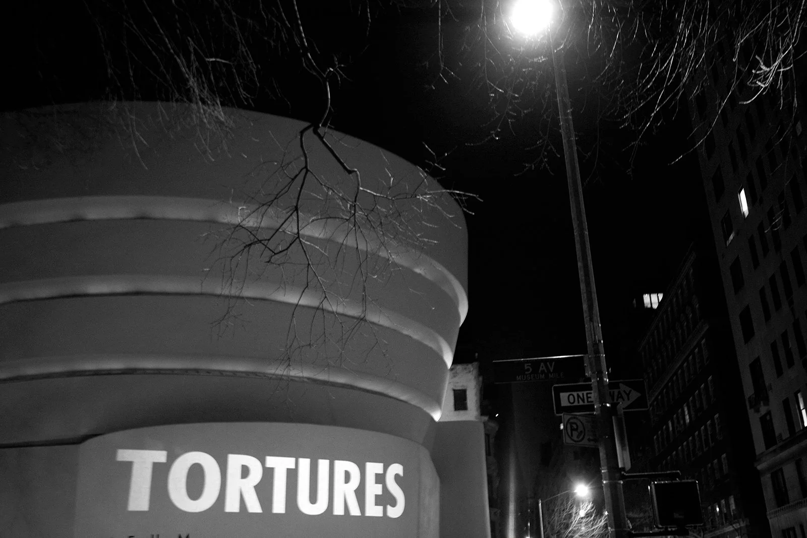 Site: Solomon R. Guggenheim Museum, New York
September 22–December 31, 2008
Text: “Tortures” from View with a Grain of Sand by Wisława Szymborska, copyright © 1993 by the author. English translation by Stanisław Barańczak and Clare Cavanagh, copyrigh