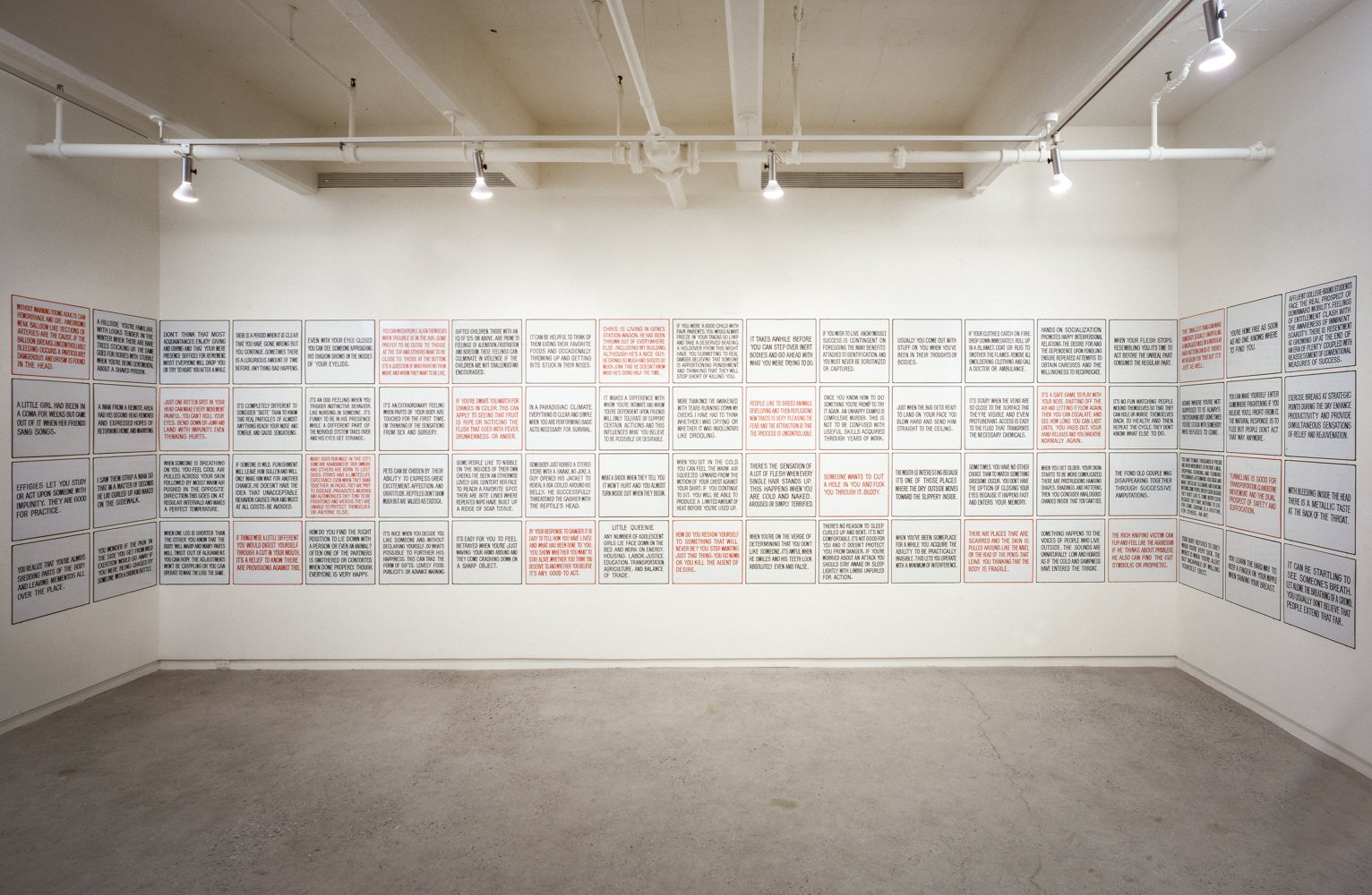 Site: Cheim & Read, New York
February 14–April 8, 1997
Text: Living, 1980–82