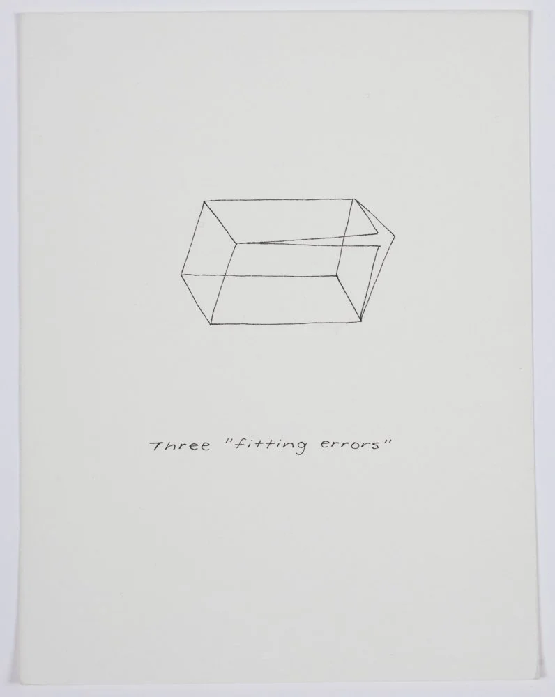 Ink on paper
6 x 4.5 in. / 15.2 x 11.4 cm, each sheet
Photo: Art Evans