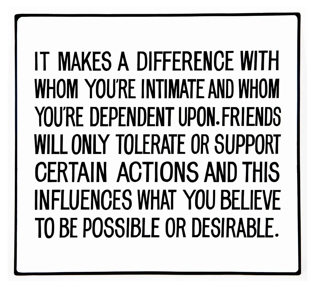 Text: Living, 1980–82