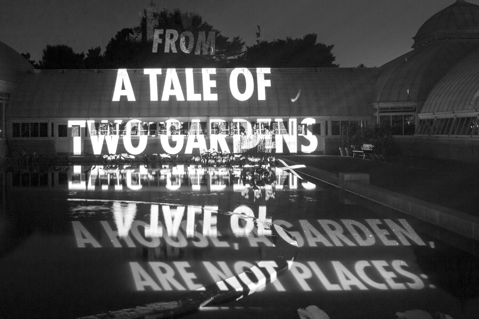 Site: New York Botanical Garden, New York
June 9–13, 2015
Text: From “A Tale of Two Gardens” by Octavio Paz, translated by Eliot Weinberger, from The Collected Poems 1957–1987, © 1986 by Octavio Paz and Eliot Weinberger. Used with permission of New D
