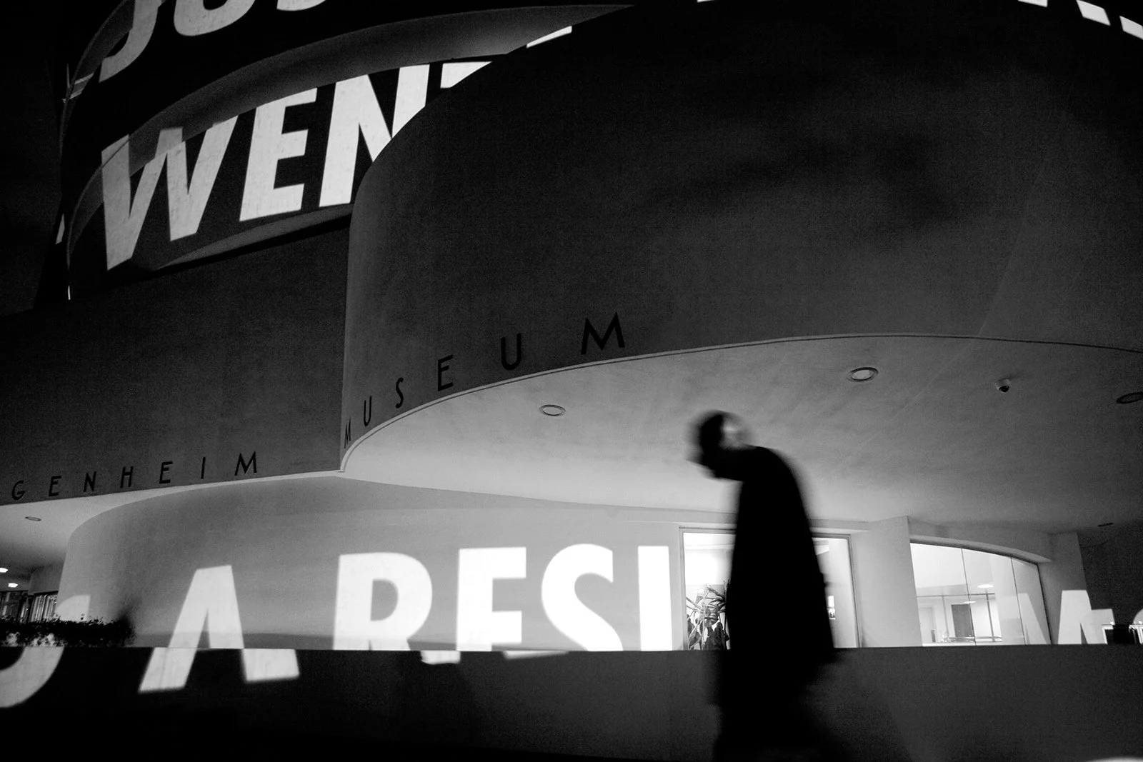 Site: Solomon R. Guggenheim Museum, New York
September 22–December 31, 2008
Text: “Could Have” from View with a Grain of Sand by Wisława Szymborska, copyright © 1993 by the author. English translation by Stanisław Barańczak and Clare Cavanagh, copyri