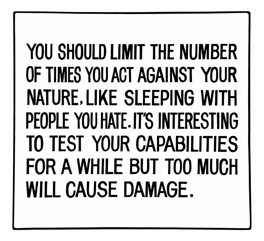 Text: Living, 1980–82